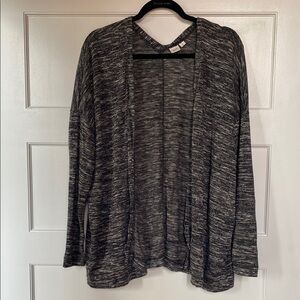 NEW Gap Open Front Grey Cardigan Sweater Size Medium